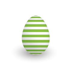 Colorful 3D realistic Easter egg