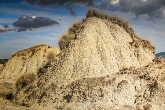 Desert landscape of Aliano badlands in Basilicata, southern Italy
