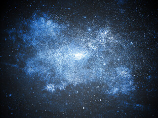 Night sky with stars as background. Watercolor