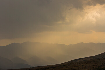 Sunset in Serra del Cadi, Cerdanya, Pyrenees, Spain