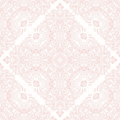 Classic Seamless Vector Fine Pattern With Arabesques