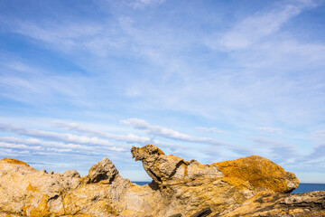 Fototapeta na wymiar Winter landscape in Cap de Creus Nature Park, Spain
