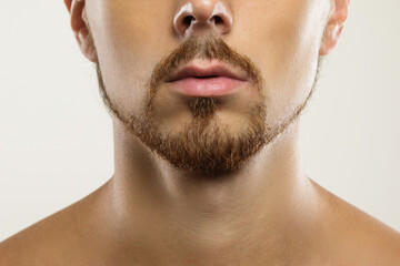 Young man with a latino style beard
