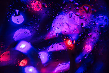 Abstraction multi colored water drop. Background pattern for design.