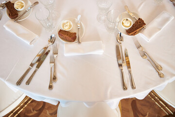 wedding table setting