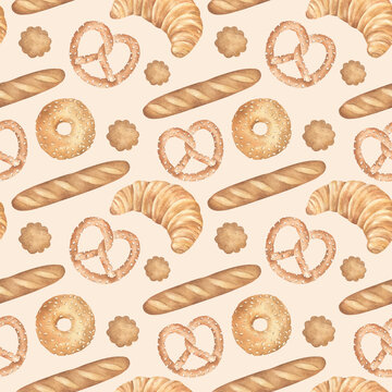 Pastry Seamless Pattern