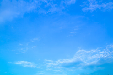 blue sky with beautiful natural white clouds