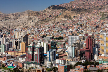 Fototapeta na wymiar La Paz - Bolivia - South America