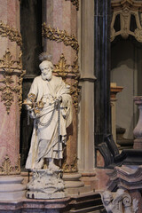 baroque church (clerigos) in porto (portugal)