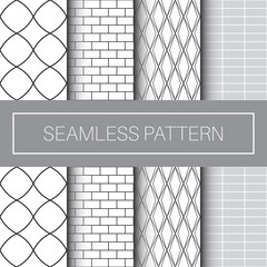 Seamless Pattern Collection for Interior or Architecture Finishing Design