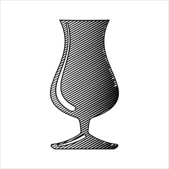Obraz premium Wine Glass Icon, Wineglass Icon, Glassware Icon