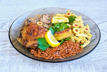 fried pork with rice