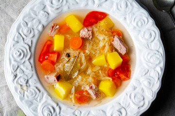 kapusniak delicious polish sauerkraut soup