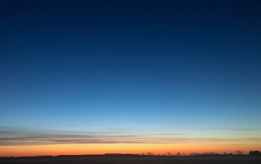 Fototapeta na wymiar sunrise in the sky