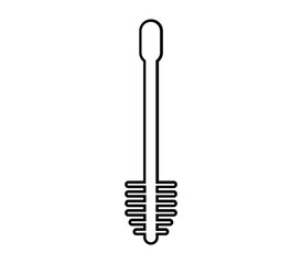 Toilet brushes icon