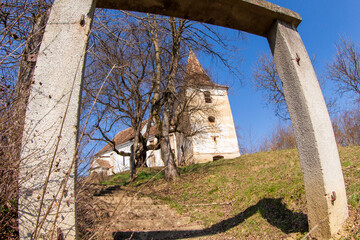 Fortified church in Zlatna Romania
