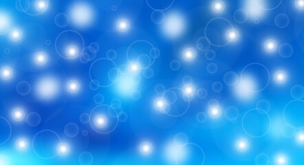 abstract blue background with bubbles