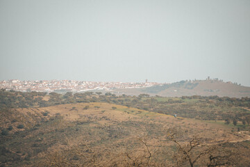 view of the mountains