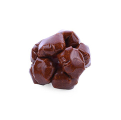 Jujube Chinese dried on white background. full depth of field