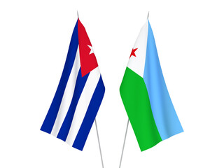 Cuba and Republic of Djibouti flags
