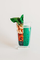 healthy foods in a glass