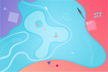 Colored background on the marine theme