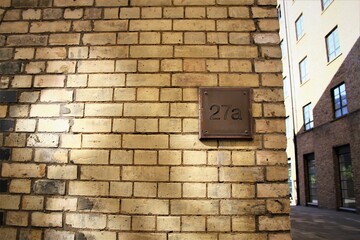 Fototapeta na wymiar old brick wall 27a