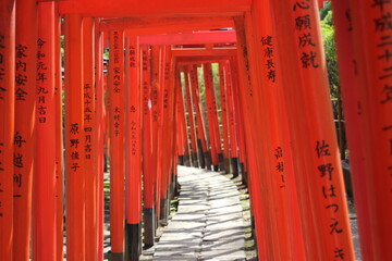 Japanese shrine gate door