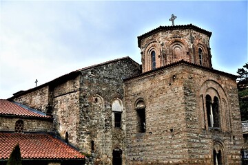 Fototapeta na wymiar Church of Sophia in Ohrid Macedonia