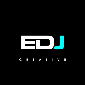 EDJ Letter Initial Logo Design Template Vector Illustration