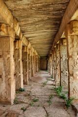 Fototapeta na wymiar Achyutaraya Temple ruins in Hampi, Karnataka, India