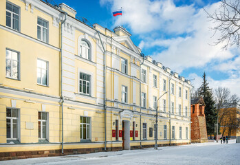 Fototapeta na wymiar City Council building in Smolensk