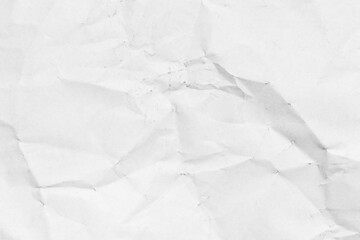 Fototapeta premium Grunge wrinkled white color paper textured background