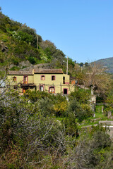 typical and characteristic peasant house in Sicily in the Province of Messina