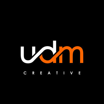 UDM Letter Initial Logo Design Template Vector Illustration