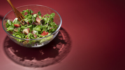 건강을 위한 맛있는 셀러드