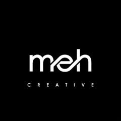 MEH Letter Initial Logo Design Template Vector Illustration
