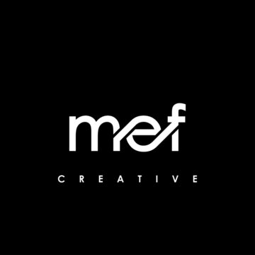 MEF Letter Initial Logo Design Template Vector Illustration