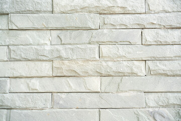 close up of brick wall cladding background and texture.
