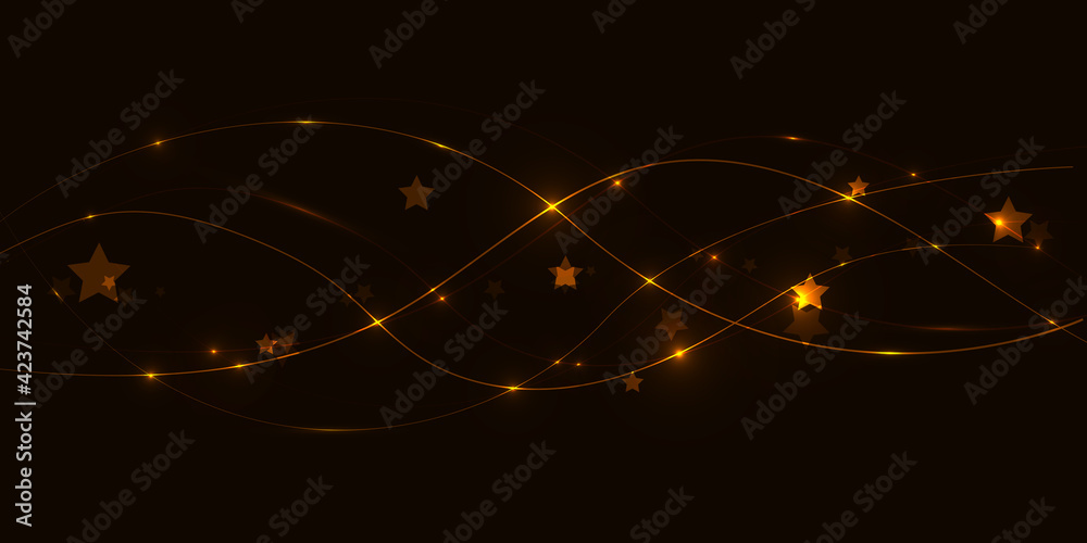 Aufkleber abstract background with bright light effects for vector illustration.