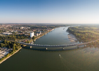 Baja Bridge in Hungary