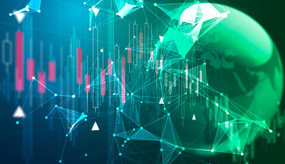 tabellone, grafico, economia, finanza, azioni, mercato © xyz+