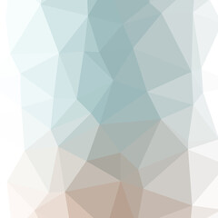 Obraz premium Abstract color Low-Polygones Generative Art background illustration