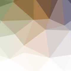 Abstract color Low-Polygones Generative Art background illustration