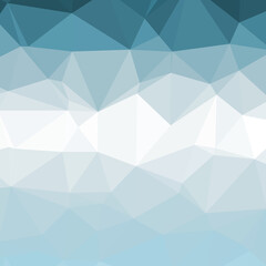 Abstract color Low-Polygones Generative Art background illustration