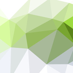 Abstract color Low-Polygones Generative Art background illustration