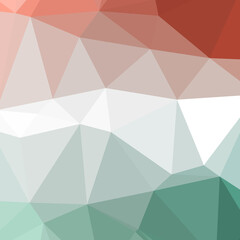 Obraz premium Abstract color Low-Polygones Generative Art background illustration