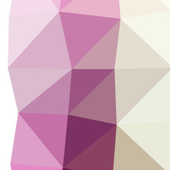 Obraz premium Abstract color Low-Polygones Generative Art background illustration