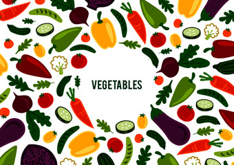 set of vegetables