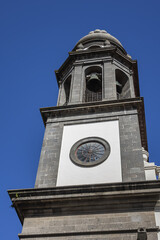 Roman Catholic Cathedral of San Cristobal de La Laguna or Catedral de Nuestra Senora de los Remedios in San Cristobal de La Laguna, Tenerife, Canary Islands, Spain.